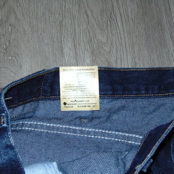 Wrangler Mens Jeans Premium Denim Pant Size 46X30 5 Star Relaxed Fit Cotton Blue - Picture 6 of 14